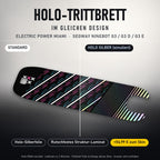 Holo-Trittbrett im gleichen Design – ELECTRIC POWER MIAMI für SEGWAY NINEBOT G3 / G3 D / G3 E, Holo-Effekt simuliert (+54,99 €)