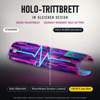 Holo-Trittbrett im gleichen Design – NEON HEARTBEAT für SEGWAY NINEBOT MAX G3 PRO, Holo-Effekt simuliert (+54,99 €)