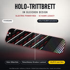 Holo-Trittbrett im gleichen Design – ELECTRIC POWER RED für IO HAWK LEGACY, Holo-Effekt simuliert (+54,99 €)