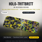 Holo-Trittbrett im gleichen Design – YELLOW CYBER CAMOUFLAGE für TEVERUN BLADE MINI / PRO / ULTRA, Holo-Effekt simuliert (+54,99 €)