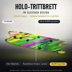 Holo-Trittbrett im gleichen Design – COLOR CHAOS für SEGWAY NINEBOT E3 / E3 PRO, Holo-Effekt simuliert (+54,99 €)