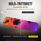 Holo-Trittbrett im gleichen Design – SPECTRUM SPLASH für XIAOMI ELECTRIC SCOOTER 6, Holo-Effekt simuliert (+54,99 €)