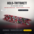 Holo-Trittbrett im gleichen Design – 240P RED CAMOUFLAGE für SEGWAY NINEBOT E3 / E3 PRO, Holo-Effekt simuliert (+54,99 €)