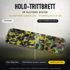 Holo-Trittbrett im gleichen Design – YELLOW CYBER CAMOUFLAGE für IO HAWK ELITE X 1.0 / 2.0, Holo-Effekt simuliert (+54,99 €)