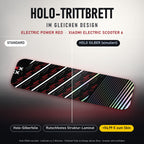 Holo-Trittbrett im gleichen Design – ELECTRIC POWER RED für XIAOMI ELECTRIC SCOOTER 6, Holo-Effekt simuliert (+54,99 €)
