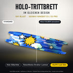 Holo-Trittbrett im gleichen Design – SKY BLAST für SEGWAY NINEBOT E3 / E3 PRO, Holo-Effekt simuliert (+54,99 €)
