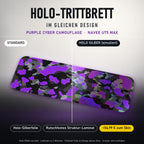 Holo-Trittbrett im gleichen Design – PURPLE CYBER CAMOUFLAGE für NAVEE UT5 MAX, Holo-Effekt simuliert (+54,99 €)