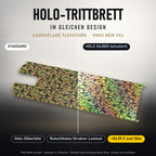 Holo-Trittbrett im gleichen Design – CAMOUFLAGE FLECKTARN für VMAX NEW VX4, Holo-Effekt simuliert (+54,99 €)
