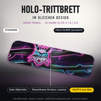 Holo-Trittbrett im gleichen Design – NEON TRIBAL für IO HAWK ELITE X 1.0 / 2.0, Holo-Effekt simuliert (+54,99 €)
