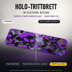 Holo-Trittbrett im gleichen Design – PURPLE CYBER CAMOUFLAGE für VMAX NEW VX2, Holo-Effekt simuliert (+54,99 €)