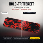 Holo-Trittbrett im gleichen Design – RED SECTOR für TRITTBRETT FRITZ, Holo-Effekt simuliert (+54,99 €)