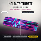 Holo-Trittbrett im gleichen Design – NEON HEARTBEAT für IO HAWK LEGACY, Holo-Effekt simuliert (+54,99 €)