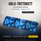 Holo-Trittbrett im gleichen Design – BLUE SHARDS für KUKIRIN G2 PRO, Holo-Effekt simuliert (+54,99 €)