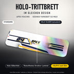 Holo-Trittbrett im gleichen Design – APEX RACING für SEGWAY NINEBOT G2 MAX, Holo-Effekt simuliert (+54,99 €)