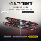 Holo-Trittbrett im gleichen Design – SAMURAI für SEGWAY NINEBOT F3 / F3 PRO, Holo-Effekt simuliert (+54,99 €)