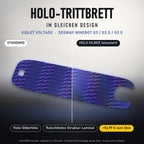 Holo-Trittbrett im gleichen Design – VIOLET VOLTAGE für SEGWAY NINEBOT G3 / G3 D / G3 E, Holo-Effekt simuliert (+54,99 €)