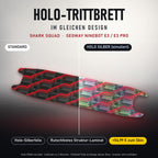 Holo-Trittbrett im gleichen Design – SHARK SQUAD für SEGWAY NINEBOT E3 / E3 PRO, Holo-Effekt simuliert (+54,99 €)