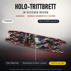 Holo-Trittbrett im gleichen Design – SAMURAI für SEGWAY NINEBOT E3 / E3 PRO, Holo-Effekt simuliert (+54,99 €)