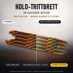 Holo-Trittbrett im gleichen Design – RACE VECTOR für SEGWAY NINEBOT F3 / F3 PRO, Holo-Effekt simuliert (+54,99 €)
