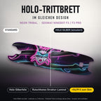 Holo-Trittbrett im gleichen Design – NEON TRIBAL für SEGWAY NINEBOT F3 / F3 PRO, Holo-Effekt simuliert (+54,99 €)