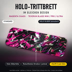 Holo-Trittbrett im gleichen Design – MAGENTA CHAOS für TEVERUN BLADE MINI / PRO / ULTRA, Holo-Effekt simuliert (+54,99 €)