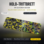 Holo-Trittbrett im gleichen Design – YELLOW CYBER CAMOUFLAGE für NAVEE UT5 MAX, Holo-Effekt simuliert (+54,99 €)