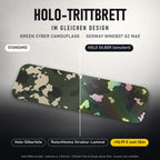 Holo-Trittbrett im gleichen Design – GREEN CYBER CAMOUFLAGE für SEGWAY NINEBOT G2 MAX, Holo-Effekt simuliert (+54,99 €)