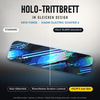 Holo-Trittbrett im gleichen Design – CRYO FORGE für XIAOMI ELECTRIC SCOOTER 6, Holo-Effekt simuliert (+54,99 €)