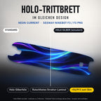 Holo-Trittbrett im gleichen Design – NEON CURRENT für SEGWAY NINEBOT F3 / F3 PRO, Holo-Effekt simuliert (+54,99 €)