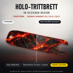Holo-Trittbrett im gleichen Design – FIRESTORM für SEGWAY NINEBOT G3 / G3 D / G3 E, Holo-Effekt simuliert (+54,99 €)