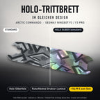 Holo-Trittbrett im gleichen Design – ARCTIC COMMANDO für SEGWAY NINEBOT F3 / F3 PRO, Holo-Effekt simuliert (+54,99 €)