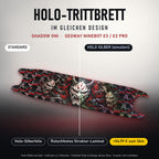 Holo-Trittbrett im gleichen Design – SHADOW ONI für SEGWAY NINEBOT E3 / E3 PRO, Holo-Effekt simuliert (+54,99 €)