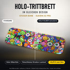 Holo-Trittbrett im gleichen Design – STICKER BOMB für KUKIRIN G2 PRO, Holo-Effekt simuliert (+54,99 €)