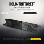 Holo-Trittbrett im gleichen Design – STEALTH für SEGWAY NINEBOT E3 / E3 PRO, Holo-Effekt simuliert (+54,99 €)