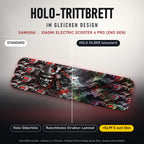 Holo-Trittbrett im gleichen Design – SAMURAI für XIAOMI ELECTRIC SCOOTER 4 PRO (2ND GEN), Holo-Effekt simuliert (+54,99 €)