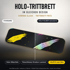 Holo-Trittbrett im gleichen Design – CHROMA SLASH für TRITTBRETT FRITZ, Holo-Effekt simuliert (+54,99 €)