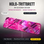 Holo-Trittbrett im gleichen Design – ATTACK ON MAGENTA für SEGWAY NINEBOT GT3, Holo-Effekt simuliert (+54,99 €)