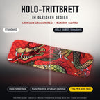 Holo-Trittbrett im gleichen Design – CRIMSON DRAGON RED für KUKIRIN G2 PRO, Holo-Effekt simuliert (+54,99 €)