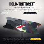 Holo-Trittbrett im gleichen Design – URBAN RED CAMO für SEGWAY NINEBOT ZT3 PRO / ZT3 PRO D, Holo-Effekt simuliert (+54,99 €)