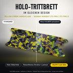 Holo-Trittbrett im gleichen Design – YELLOW CYBER CAMOUFLAGE für SEGWAY NINEBOT ZT3 PRO / ZT3 PRO D, Holo-Effekt simuliert (+54,99 €)