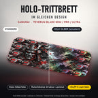 Holo-Trittbrett im gleichen Design – SAMURAI für TEVERUN BLADE MINI / PRO / ULTRA, Holo-Effekt simuliert (+54,99 €)