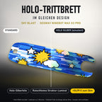 Holo-Trittbrett im gleichen Design – SKY BLAST für SEGWAY NINEBOT MAX G3 PRO, Holo-Effekt simuliert (+54,99 €)