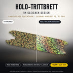 Holo-Trittbrett im gleichen Design – CAMOUFLAGE FLECKTARN für SEGWAY NINEBOT F3 / F3 PRO, Holo-Effekt simuliert (+54,99 €)