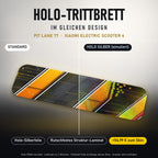 Holo-Trittbrett im gleichen Design – PIT LANE 77 für XIAOMI ELECTRIC SCOOTER 6, Holo-Effekt simuliert (+54,99 €)