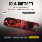 Holo-Trittbrett im gleichen Design – RED SECTOR für SEGWAY NINEBOT MAX G3 PRO, Holo-Effekt simuliert (+54,99 €)