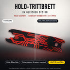 Holo-Trittbrett im gleichen Design – RED SECTOR für SEGWAY NINEBOT F3 / F3 PRO, Holo-Effekt simuliert (+54,99 €)
