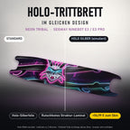 Holo-Trittbrett im gleichen Design – NEON TRIBAL für SEGWAY NINEBOT E3 / E3 PRO, Holo-Effekt simuliert (+54,99 €)