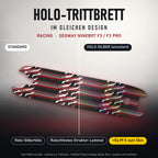 Holo-Trittbrett im gleichen Design – RACING für SEGWAY NINEBOT F3 / F3 PRO, Holo-Effekt simuliert (+54,99 €)