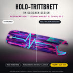 Holo-Trittbrett im gleichen Design – NEON HEARTBEAT für SEGWAY NINEBOT G3 / G3 D / G3 E, Holo-Effekt simuliert (+54,99 €)