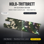 Holo-Trittbrett im gleichen Design – GREEN CYBER CAMOUFLAGE für VMAX NEW VX4, Holo-Effekt simuliert (+54,99 €)